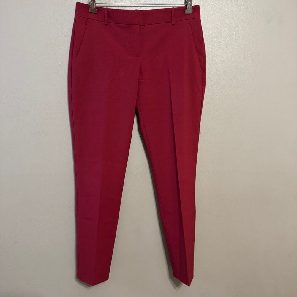 Theory cranberry colored women’s wool dress pants size 4